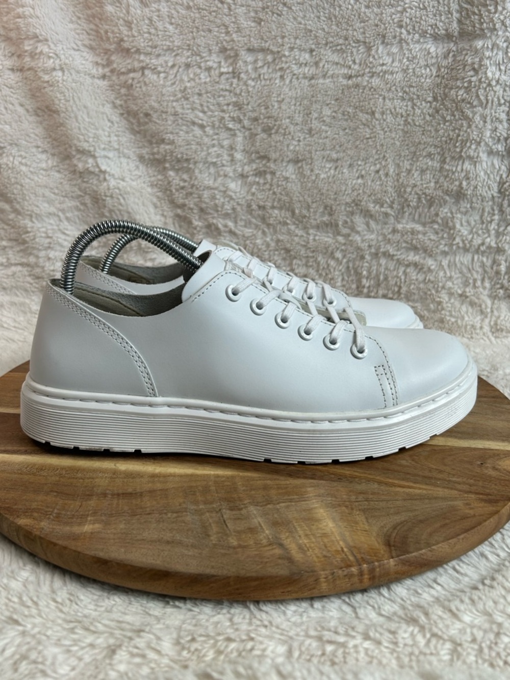 Dr Martens Dante Venice Shoes Womens 11 Men’s 10 White Leather Casual Sneakers